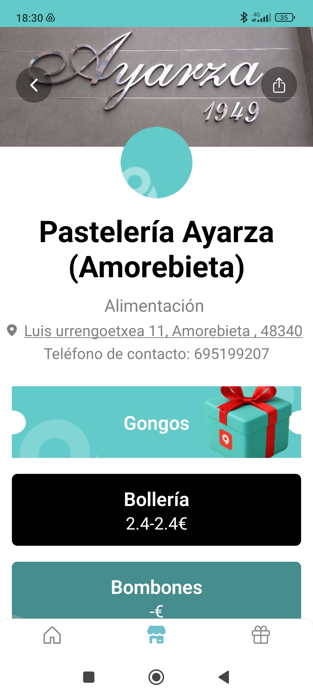 Pasteleria Ayarza
