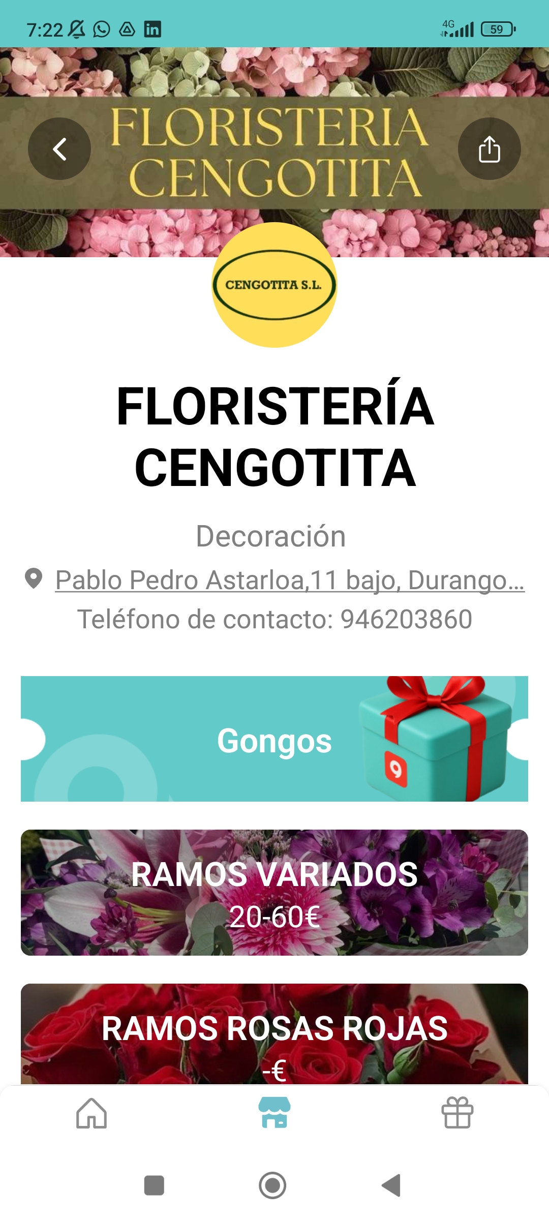Floeisteria Cengotita