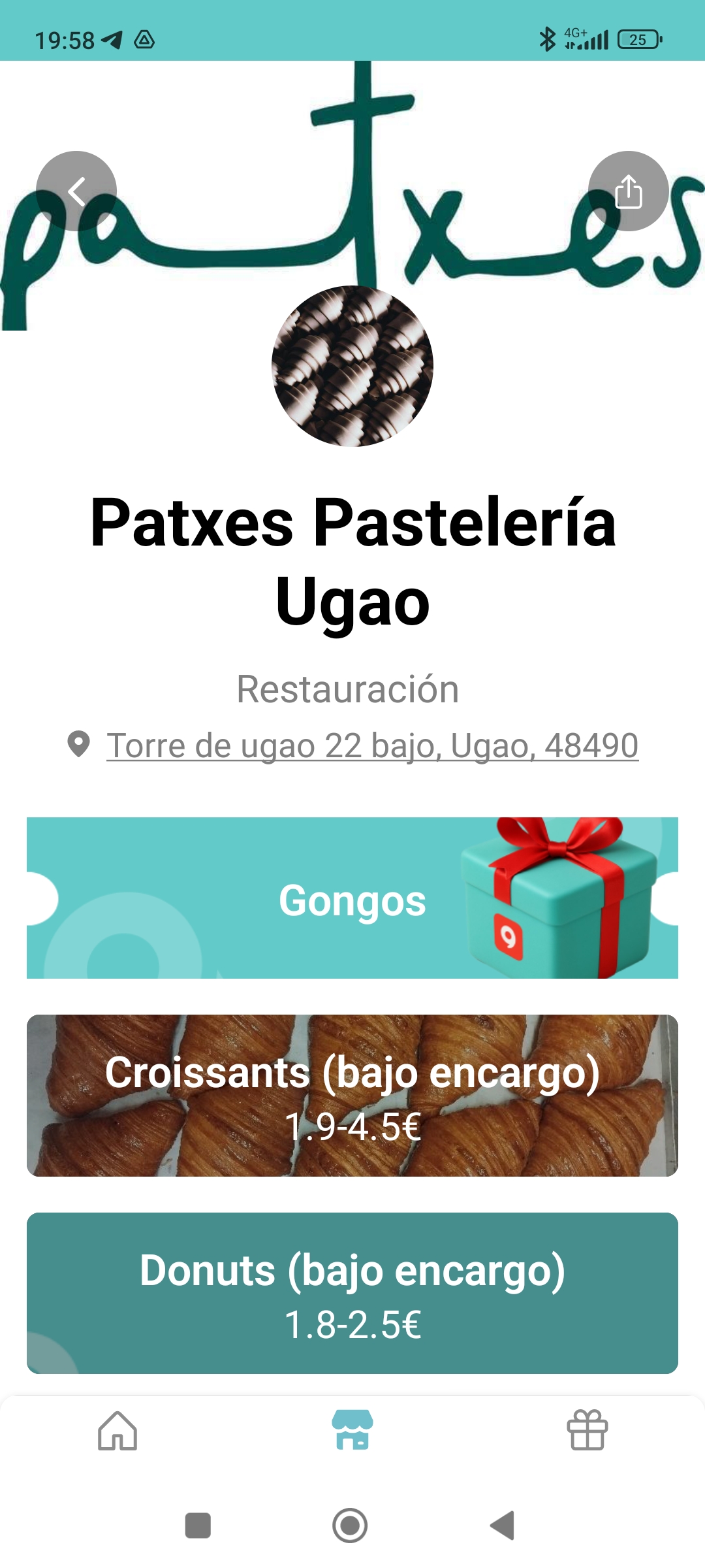 Patxes Pasteleria Ugao